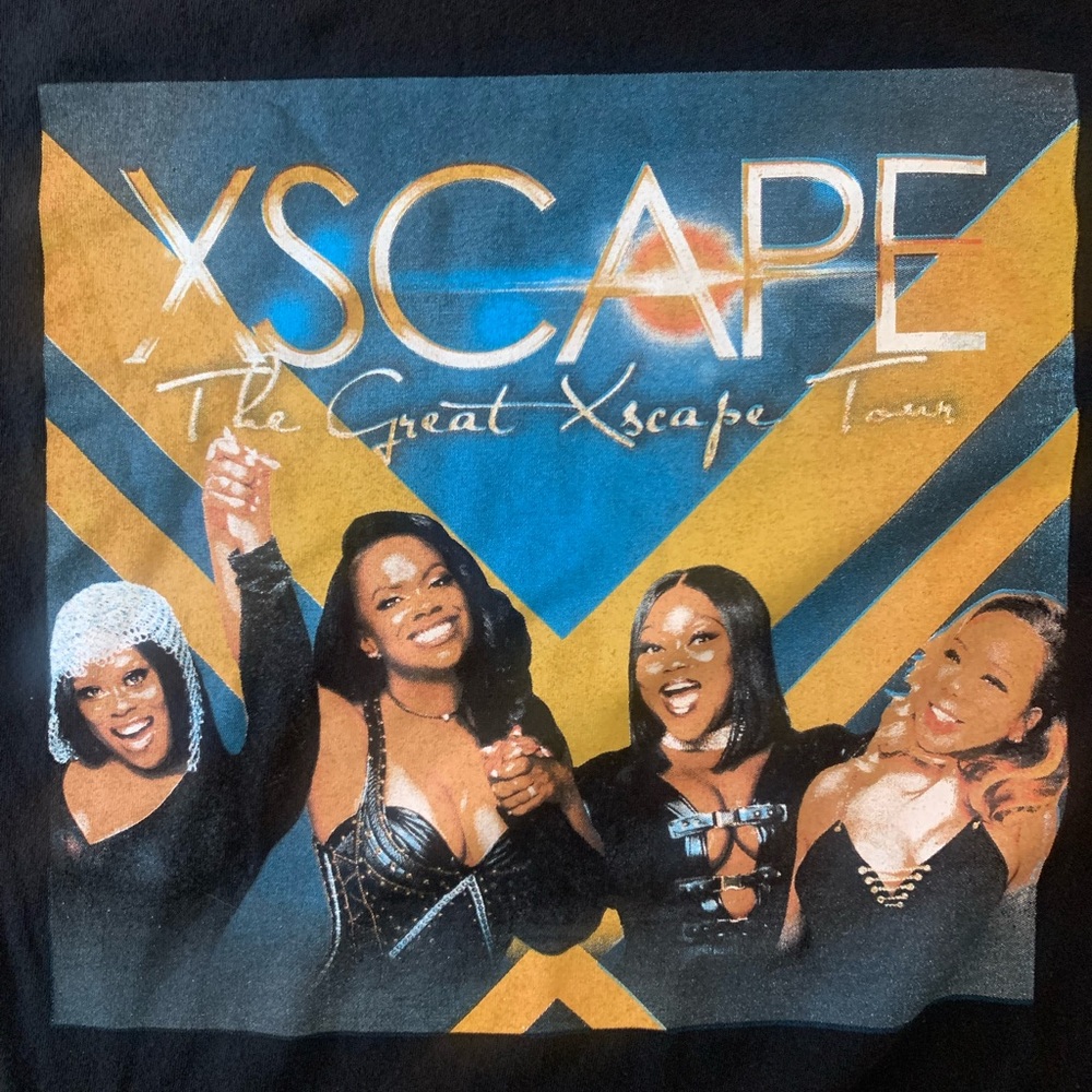The Great Xscape Tour T Shirt 2018 XL Double Graphic, LA, San Diego, Oakland CA
